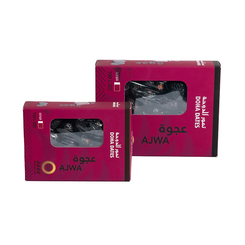 The retail packs — Ajwa dates