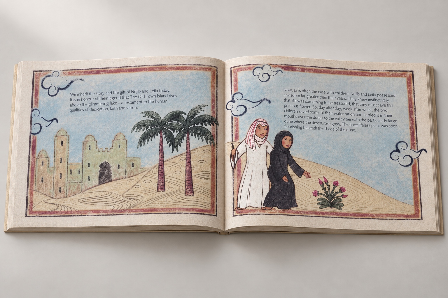 The Old Town Island — Nejib, Leila and the desert rose
