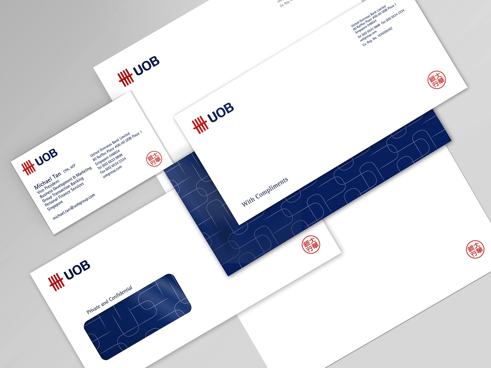 uob brand identity